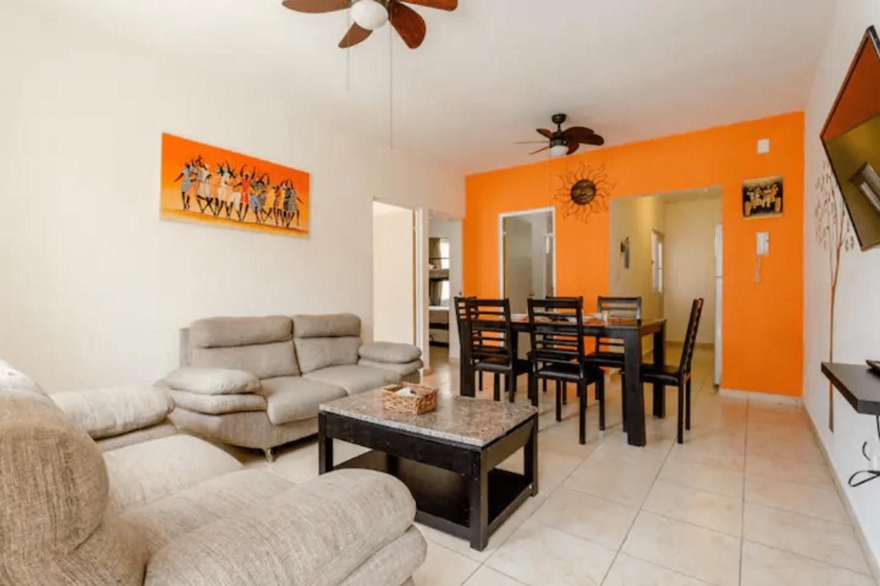 Apartamento En Fraccionamiento Privado 6 Personas, 5 Camas, Piscina Cerca De La Playa بلايا ديل كارمن المظهر الخارجي الصورة